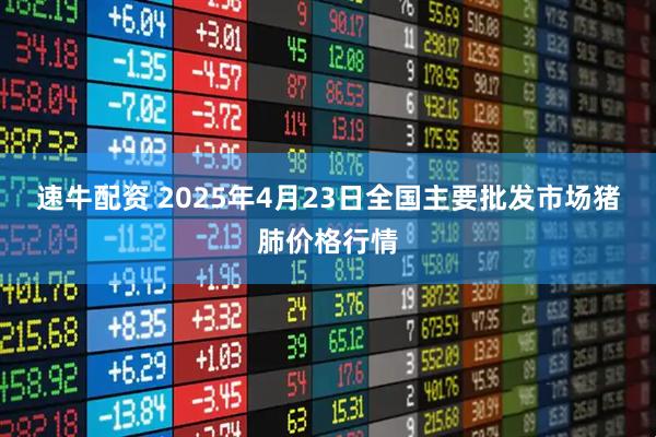 速牛配资 2025年4月23日全国主要批发市场猪肺价格行情