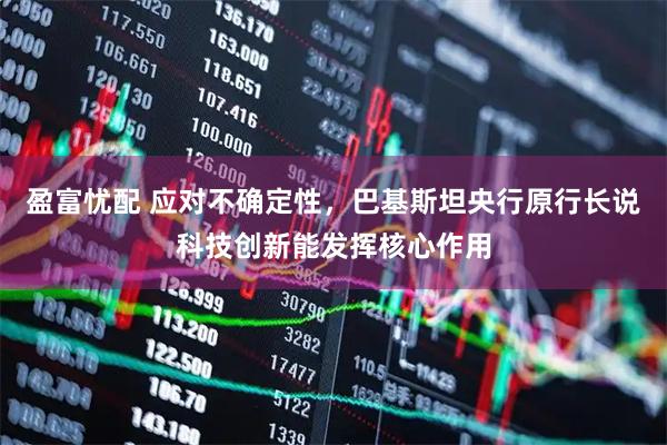 盈富忧配 应对不确定性，巴基斯坦央行原行长说科技创新能发挥核心作用